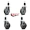 Service Caster Assure Parts 190WTCPK4 Replacement Caster Set, 4PK ASS-SCC-EX20S514-PPUB-2-TLB-2-112 - alternate 2